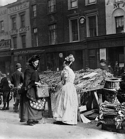 Victorian Market Scene by English Photographer